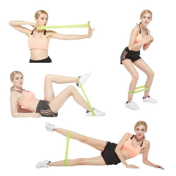 Resistance Loop Exercise Bands for Training, Yoga, Pilates, Stretch, or Rehab - Picture 5 of 7